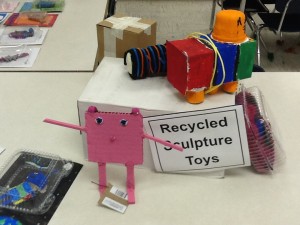 Recycled material toys
